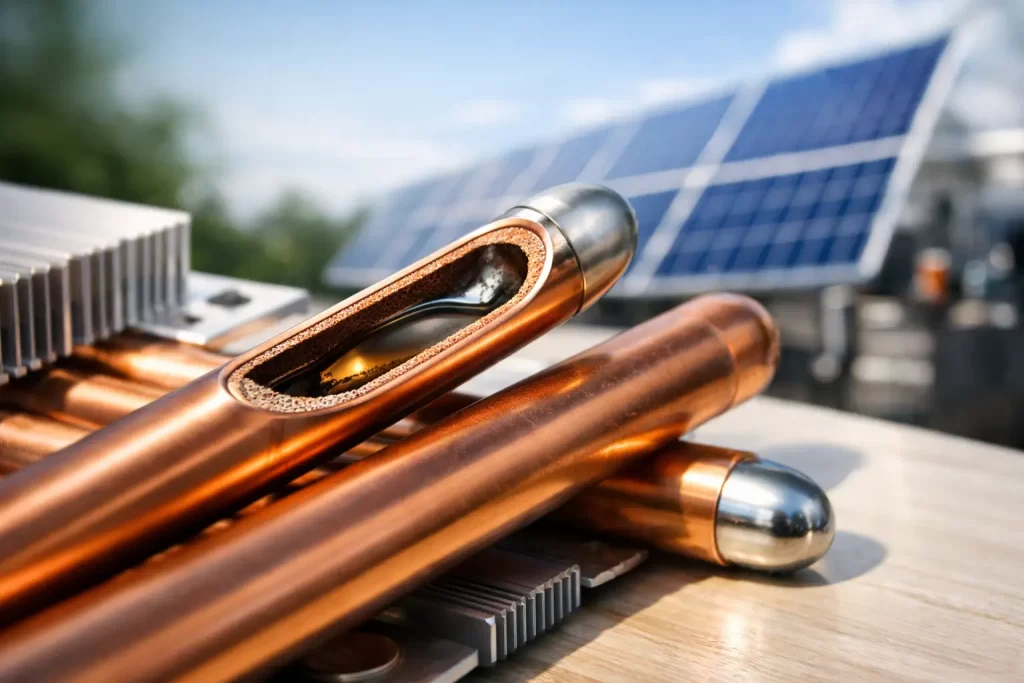 Heat pipe presurizado: qué es y cómo funciona