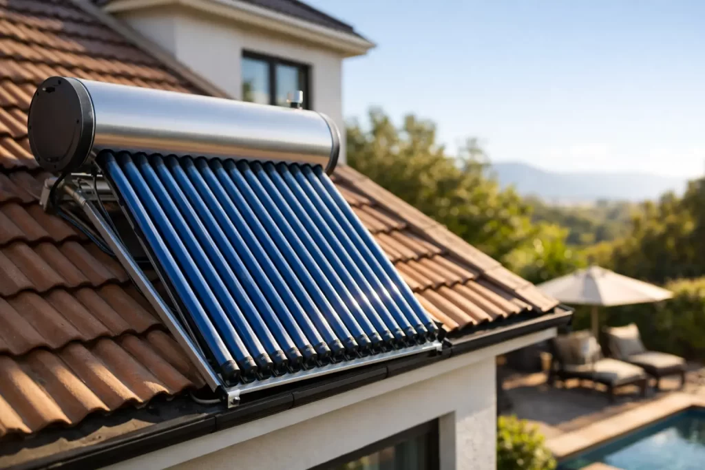 Cómo funciona un calentador solar doméstico