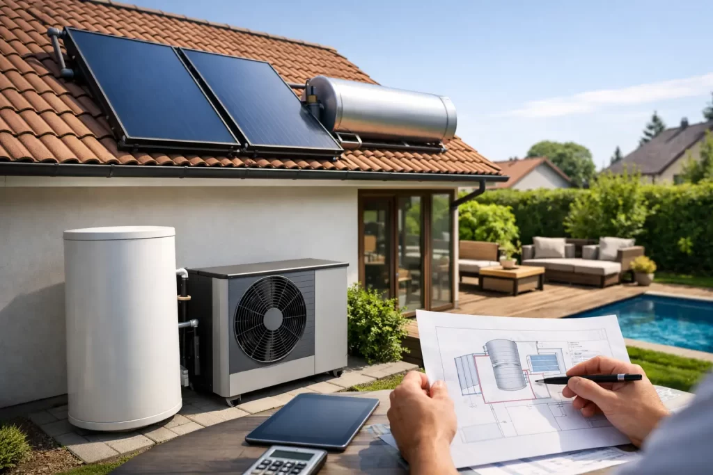 Guía sistema solar térmico residencial útil