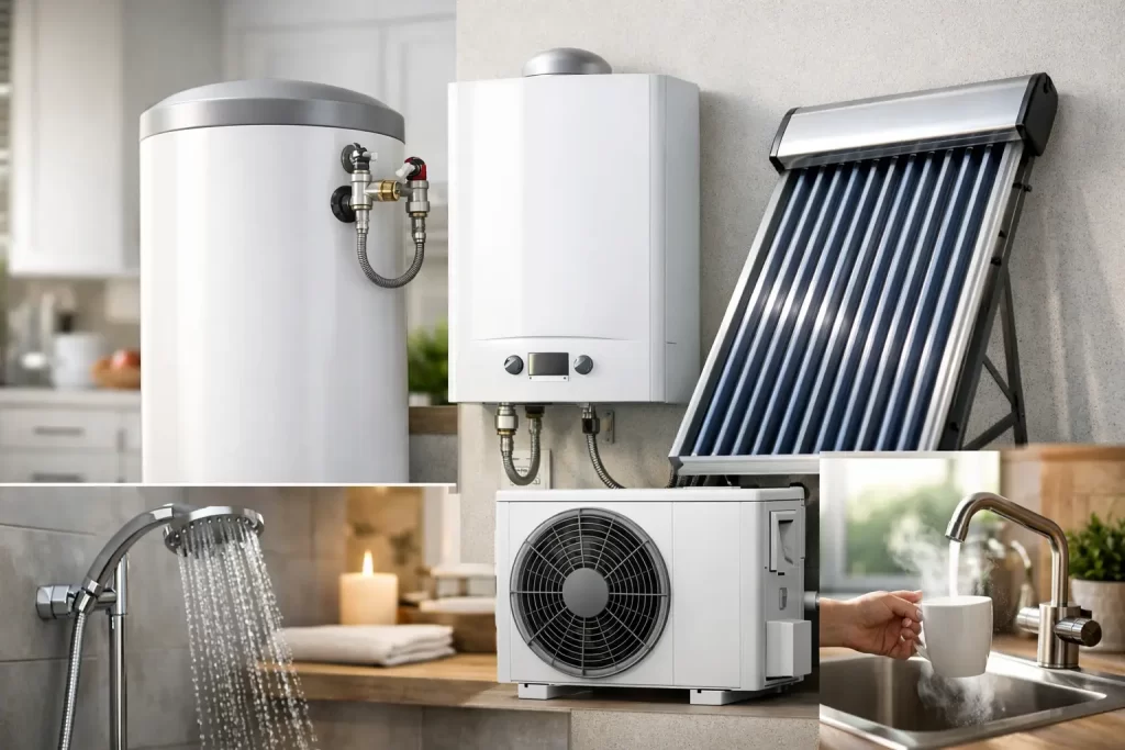 Mejores sistemas para agua caliente en casa