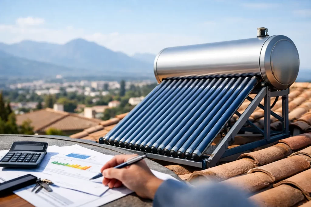 Precio calentador solar de agua: qué mirar