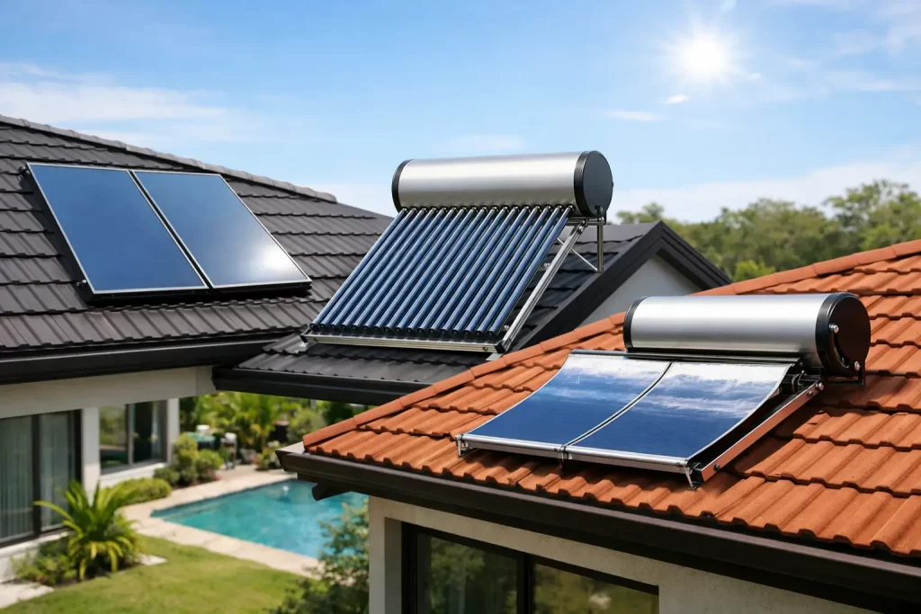 Tipos de calentadores solares residenciales