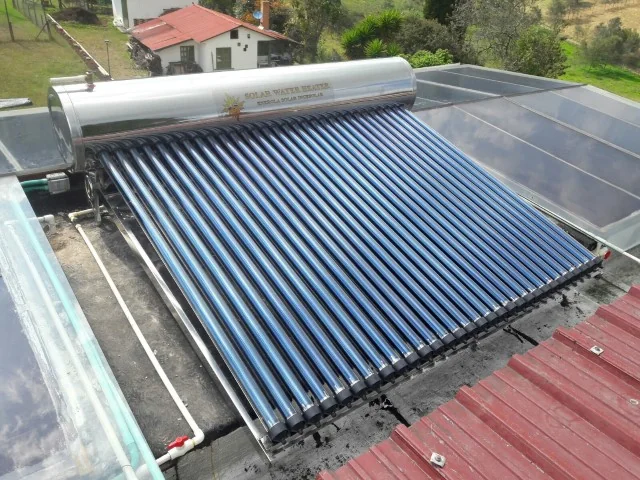 Sistema solar térmico Heat Pipe de Finca La Paz, Sibaté
