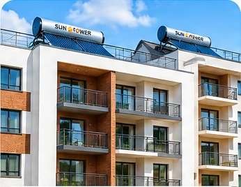 Sistemas solares térmicos para agua caliente en apartamentos