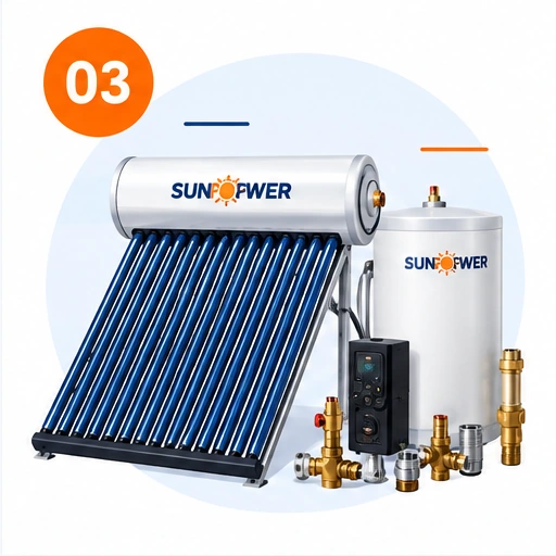 Equipos y componentes para sistema solar térmico