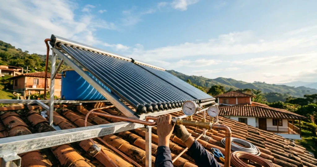 Instalación de calentador solar: qué esperar