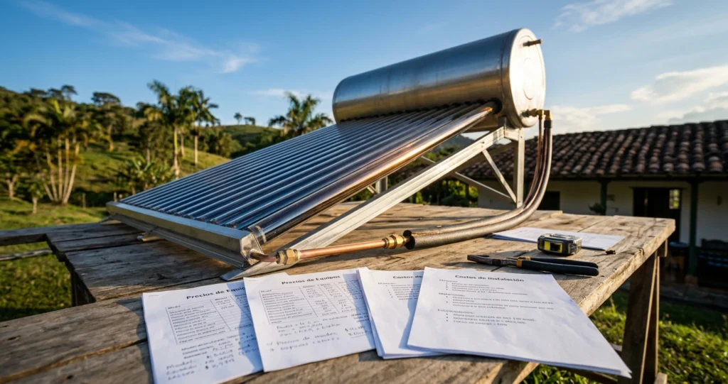 Calentador solar Colombia precio: guía de compra