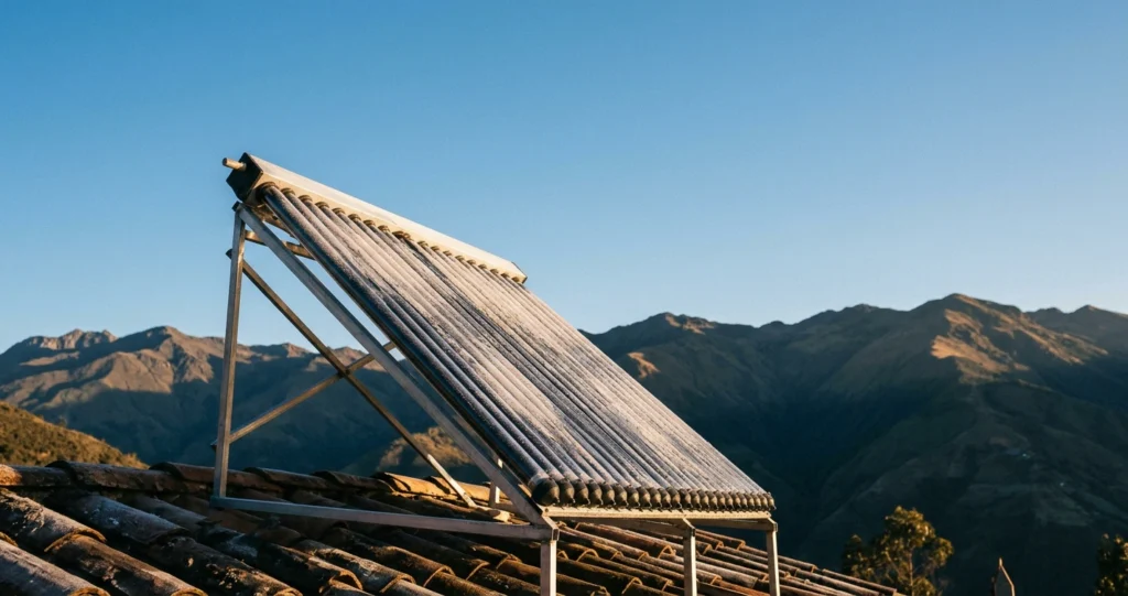 ¿Funciona un calentador solar en clima frío?
