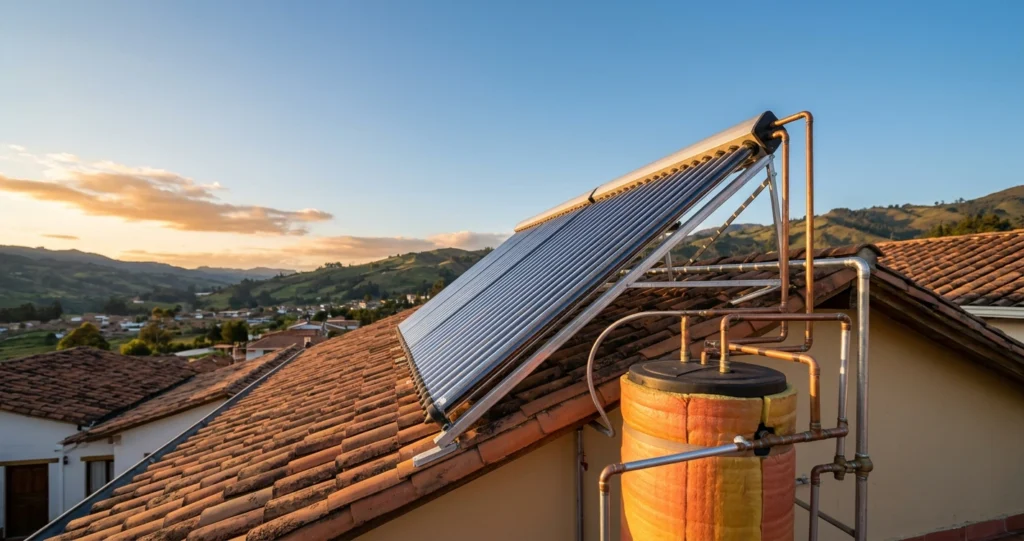 ¿Cómo funciona un calentador solar de agua?