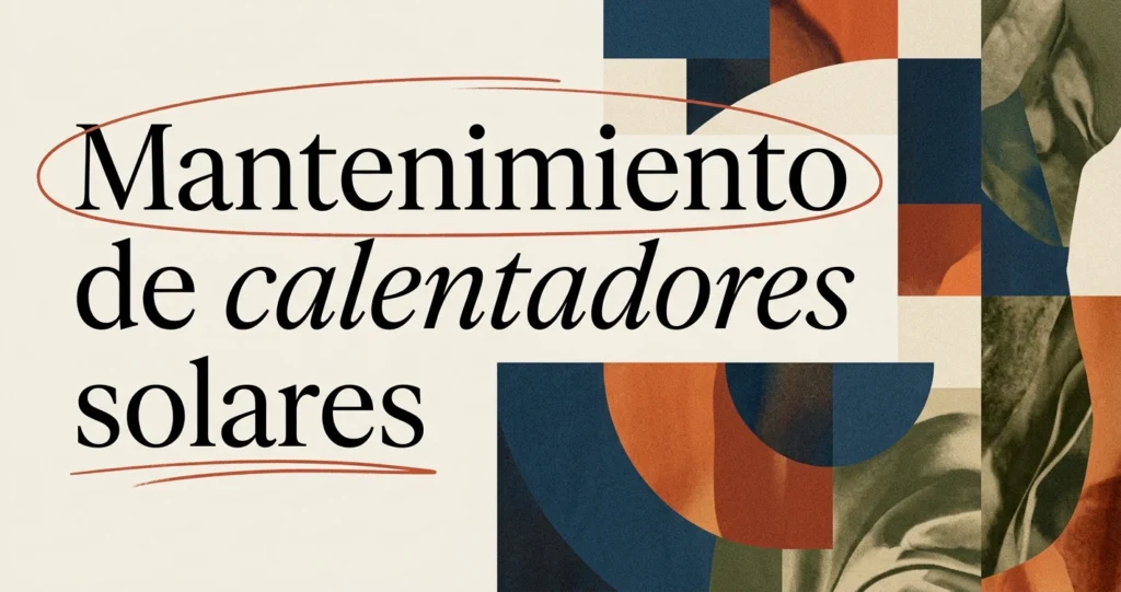 Mantenimiento de calentadores solares: guía paso a paso