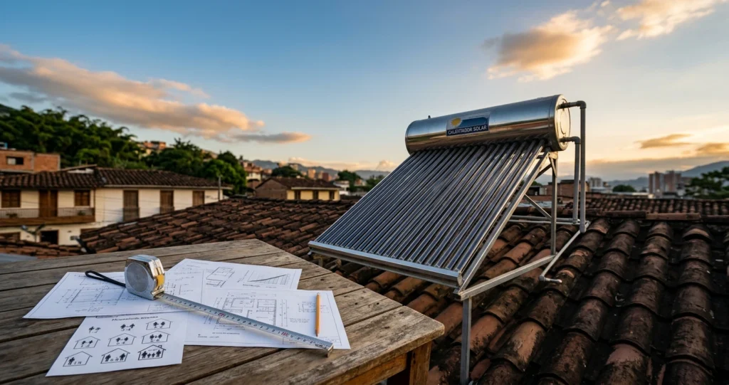 Qué tamaño de calentador solar necesito en casa