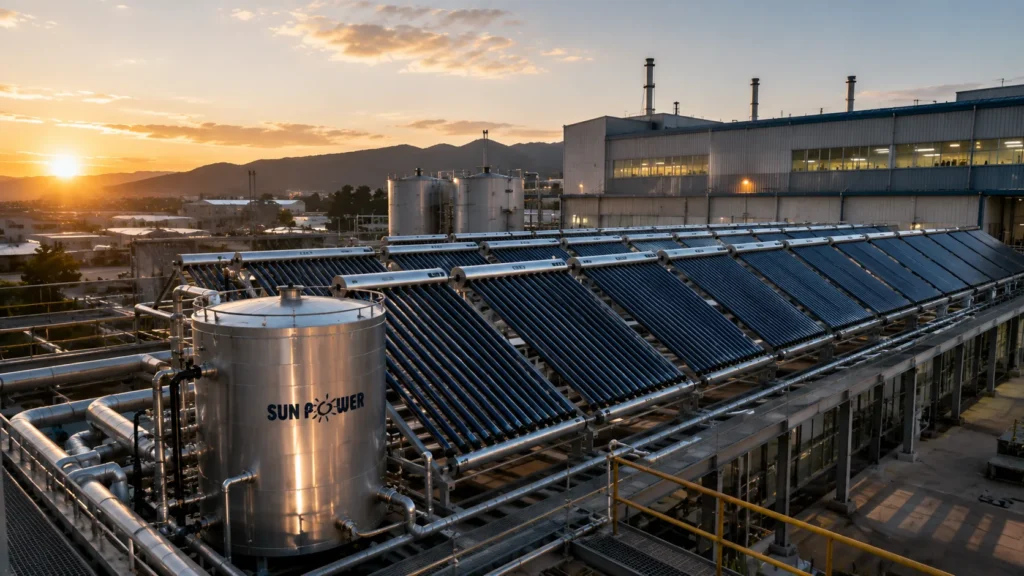 Calentador solar para empresas y hoteles en Colombia